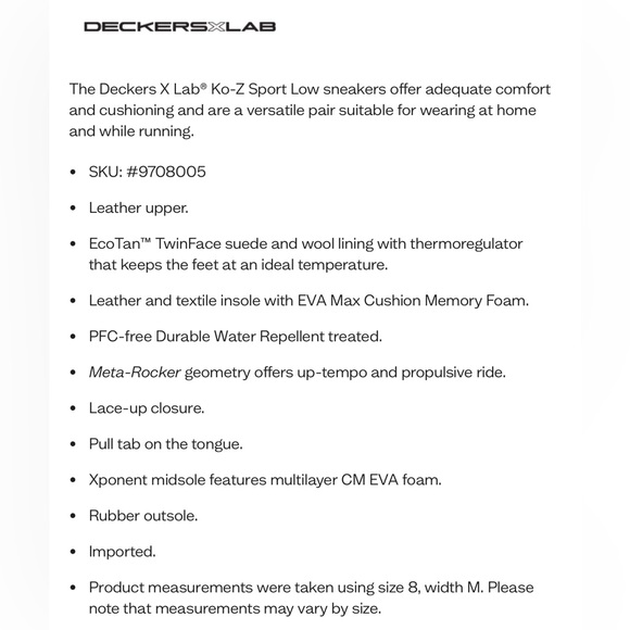 DECKERS X LAB Sneakers 6 - Picture 6 of 16